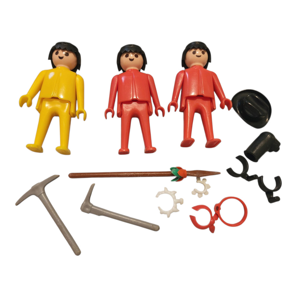 Vintage Playmobil Minifigures Cowboy + 10 Extra Pieces Parts‎